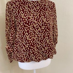 💥last chance! Everleigh blouse- tied sleeves❤️